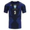Maglia Brasile Casemiro 5 Secondo Mondiali 2026 Maniche Corte - Uomo