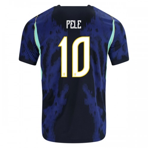 Maglia Brasile Pele 10 Secondo Mondiali 2026 Maniche Corte - Uomo Maglia Brasile Pele 10 Secondo Mondiali 2026 Maniche Corte - Uomo