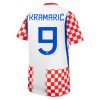 Maglia Croazia Kramaric 9 Primo Mondiali 2026 Maniche Corte - Uomo