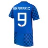 Maglia Croazia Kramaric 9 Secondo Mondiali 2026 Maniche Corte - Uomo Maglia Croazia Kramaric 9 Secondo Mondiali 2026 Maniche Corte - Uomo