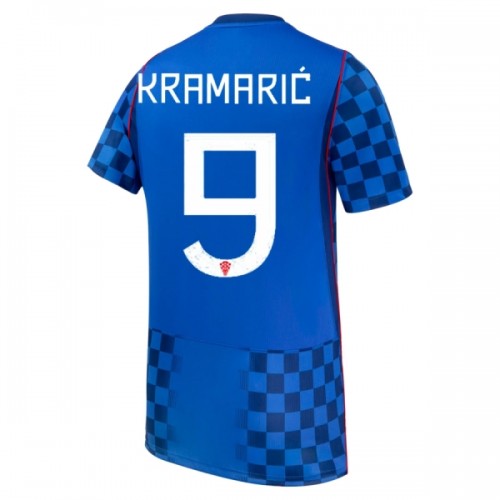 Maglia Croazia Kramaric 9 Secondo Mondiali 2026 Maniche Corte - Uomo Maglia Croazia Kramaric 9 Secondo Mondiali 2026 Maniche Corte - Uomo