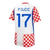 Maglia Croazia P. Sucic 17 Primo Mondiali 2026 Maniche Corte - Uomo