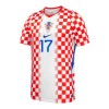 Maglia Croazia P. Sucic 17 Primo Mondiali 2026 Maniche Corte - Uomo