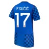 Maglia Croazia P. Sucic 17 Secondo Mondiali 2026 Maniche Corte - Uomo