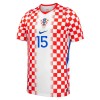 Maglia Croazia Pasalic 15 Primo Mondiali 2026 Maniche Corte - Uomo