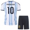Divisa Argentina Maradona 10 Primo Mondiali 2026 Maniche Corte - Bambino