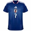 Maglia Giappone Mitoma 7 Primo Mondiali 2026 Maniche Corte - Uomo
