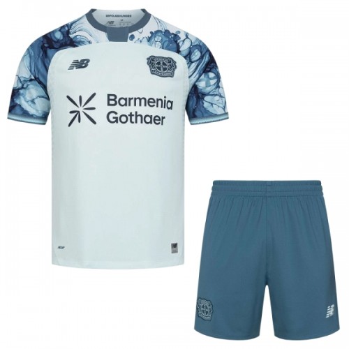 Divisa Bayer 04 Leverkusen Secondo 2026-27 Maniche Corte - Bambino Divisa Bayer 04 Leverkusen Secondo 2026-27 Maniche Corte - Bambino