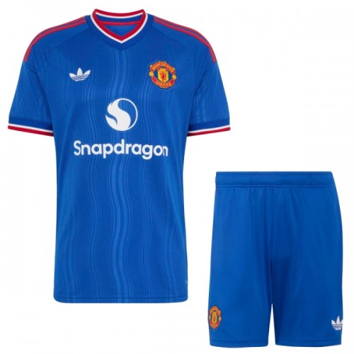 Divisa Manchester United Secondo 2026-27 Maniche Corte - Bambino Divisa Manchester United Secondo 2026-27 Maniche Corte - Bambino