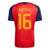 Maglia Spagna 2 Stars Rodrigo 16 Primo Mondiali 2026 Maniche Corte - Uomo
