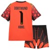 Divisa Portiere Borussia Dortmund Kobel 1 Primo 2026-27 Maniche Corte Arancia - Bambino