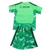 Divisa Portiere FC Bayern Monaco 2026-27 Maniche Corte Verde - Bambino