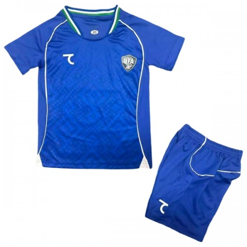 Divisa Uzbekistan Primo Mondiali 2026 Maniche Corte - Bambino Divisa Uzbekistan Primo Mondiali 2026 Maniche Corte - Bambino