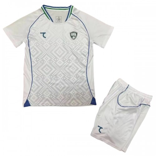 Divisa Uzbekistan Secondo Mondiali 2026 Maniche Corte - Bambino Divisa Uzbekistan Secondo Mondiali 2026 Maniche Corte - Bambino