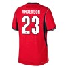 Maglia Inghilterra Elliot Anderson 23 Secondo Mondiali 2026 Maniche Corte - Uomo Maglia Inghilterra Elliot Anderson 23 Secondo Mondiali 2026 Maniche Corte - Uomo