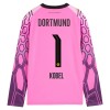 Maglia Portiere Borussia Dortmund Kobel 1 Secondo 2026-27 Maniche Lunghe Rosa - Uomo Maglia Portiere Borussia Dortmund Kobel 1 Secondo 2026-27 Maniche Lunghe Rosa - Uomo