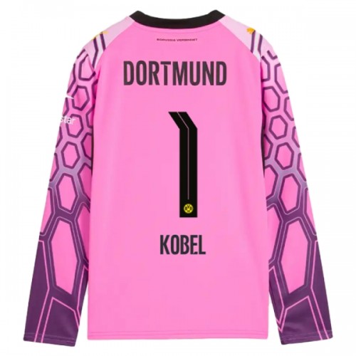 Maglia Portiere Borussia Dortmund Kobel 1 Secondo 2026-27 Maniche Lunghe Rosa - Uomo Maglia Portiere Borussia Dortmund Kobel 1 Secondo 2026-27 Maniche Lunghe Rosa - Uomo