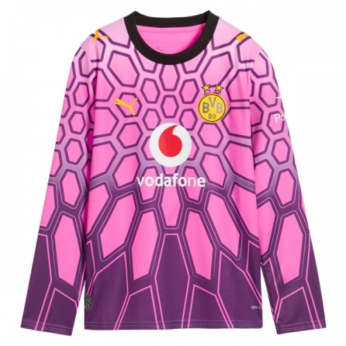 Maglia Portiere Borussia Dortmund Secondo 2026-27 Maniche Lunghe Rosa - Uomo Maglia Portiere Borussia Dortmund Secondo 2026-27 Maniche Lunghe Rosa - Uomo