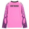 Maglia Portiere Borussia Dortmund Secondo 2026-27 Maniche Lunghe Rosa - Uomo