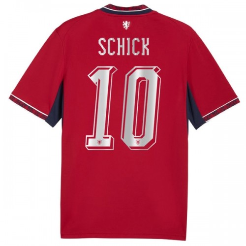 Maglia Repubblica Ceca Schick 10 Primo Mondiali 2026 Maniche Corte - Uomo Maglia Repubblica Ceca Schick 10 Primo Mondiali 2026 Maniche Corte - Uomo
