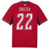 Maglia Repubblica Ceca Soucek 22 Primo Mondiali 2026 Maniche Corte - Uomo Maglia Repubblica Ceca Soucek 22 Primo Mondiali 2026 Maniche Corte - Uomo