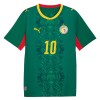 Maglia Senegal Mane 10 Secondo Mondiali 2026 Maniche Corte - Uomo