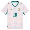 Maglia Senegal Sarr 18 Primo Mondiali 2026 Maniche Corte - Uomo