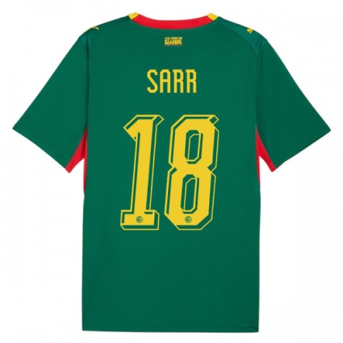 Maglia Senegal Sarr 18 Secondo Mondiali 2026 Maniche Corte - Uomo Maglia Senegal Sarr 18 Secondo Mondiali 2026 Maniche Corte - Uomo