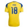 Maglia Svezia Ayari 18 Primo Mondiali 2026 Maniche Corte - Uomo