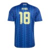 Maglia Svezia Ayari 18 Secondo Mondiali 2026 Maniche Corte - Uomo Maglia Svezia Ayari 18 Secondo Mondiali 2026 Maniche Corte - Uomo