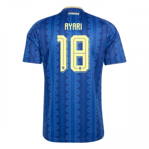 Maglia Svezia Ayari 18 Secondo Mondiali 2026 Maniche Corte - Uomo Maglia Svezia Ayari 18 Secondo Mondiali 2026 Maniche Corte - Uomo