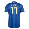 Maglia Svezia Gyokeres 17 Secondo Mondiali 2026 Maniche Corte - Uomo Maglia Svezia Gyokeres 17 Secondo Mondiali 2026 Maniche Corte - Uomo