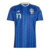 Maglia Svezia Gyokeres 17 Secondo Mondiali 2026 Maniche Corte - Uomo