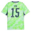Maglia Svizzera Djibril Sow 15 Secondo Mondiali 2026 Maniche Corte - Uomo Maglia Svizzera Djibril Sow 15 Secondo Mondiali 2026 Maniche Corte - Uomo