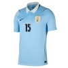 Maglia Uruguay Federico Valverde 15 Primo Mondiali 2026 Maniche Corte - Uomo