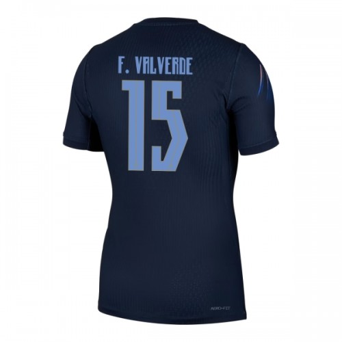 Maglia Uruguay Federico Valverde 15 Secondo Mondiali 2026 Maniche Corte - Uomo Maglia Uruguay Federico Valverde 15 Secondo Mondiali 2026 Maniche Corte - Uomo