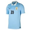 Maglia Uruguay Maximiliano Araujo 20 Primo Mondiali 2026 Maniche Corte - Uomo