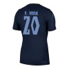 Maglia Uruguay Maximiliano Araujo 20 Secondo Mondiali 2026 Maniche Corte - Uomo Maglia Uruguay Maximiliano Araujo 20 Secondo Mondiali 2026 Maniche Corte - Uomo