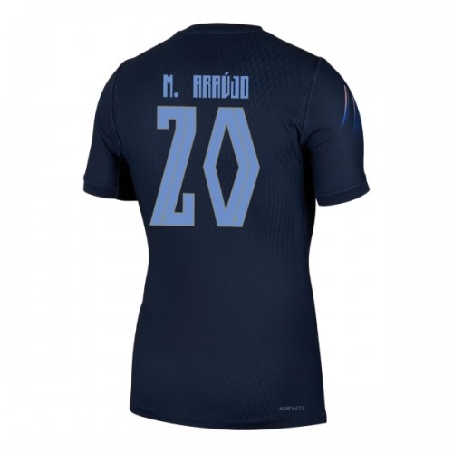 Maglia Uruguay Maximiliano Araujo 20 Secondo Mondiali 2026 Maniche Corte - Uomo Maglia Uruguay Maximiliano Araujo 20 Secondo Mondiali 2026 Maniche Corte - Uomo