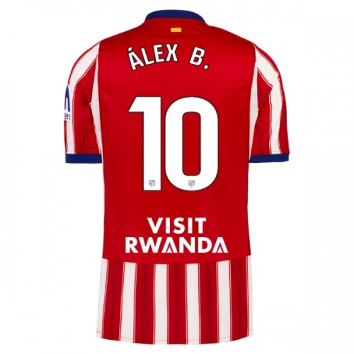 Maglia Atlético Madrid Alex B. 10 Primo 2026-27 Maniche Corte - Uomo Maglia Atlético Madrid Alex B. 10 Primo 2026-27 Maniche Corte - Uomo