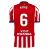 Maglia Atlético Madrid Koke 6 Primo 2026-27 Maniche Corte - Uomo Maglia Atlético Madrid Koke 6 Primo 2026-27 Maniche Corte - Uomo