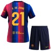 Divisa Barcellona F. De Jong 21 Primo 2026-27 Maniche Corte - Bambino Divisa Barcellona F. De Jong 21 Primo 2026-27 Maniche Corte - Bambino