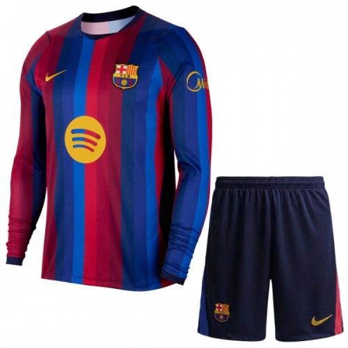 Divisa Barcellona Primo 2026-27 Maniche Lunghe - Bambino Divisa Barcellona Primo 2026-27 Maniche Lunghe - Bambino