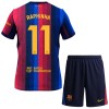 Divisa Barcellona Raphinha 11 Primo 2026-27 Maniche Corte - Bambino Divisa Barcellona Raphinha 11 Primo 2026-27 Maniche Corte - Bambino