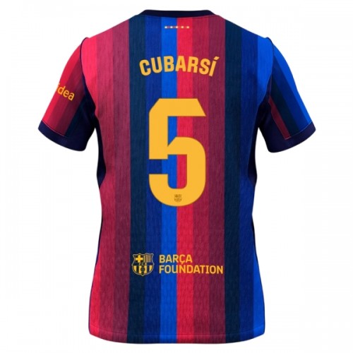 Maglia Barcellona Cubarsi 5 Primo 2026-27 Maniche Corte - Uomo Maglia Barcellona Cubarsi 5 Primo 2026-27 Maniche Corte - Uomo