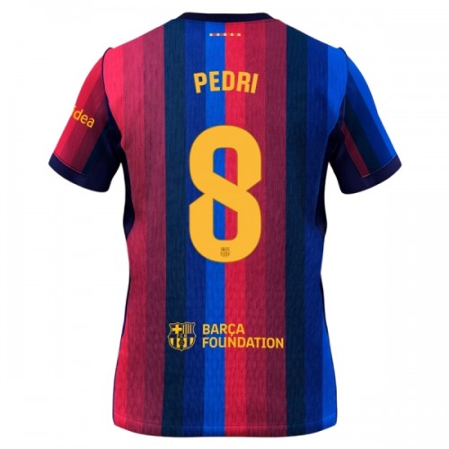 Maglia Barcellona Pedri 8 Primo 2026-27 Maniche Corte - Uomo Maglia Barcellona Pedri 8 Primo 2026-27 Maniche Corte - Uomo
