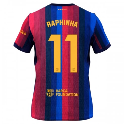 Maglia Barcellona Raphinha 11 Primo 2026-27 Maniche Corte - Uomo Maglia Barcellona Raphinha 11 Primo 2026-27 Maniche Corte - Uomo