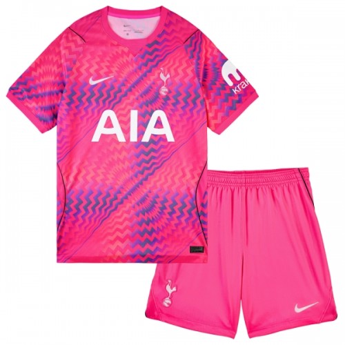 Divisa Portiere Tottenham Hotspur Primo 2026-27 Maniche Corte Rosa - Bambino Divisa Portiere Tottenham Hotspur Primo 2026-27 Maniche Corte Rosa - Bambino