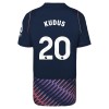Divisa Tottenham Hotspur Kudus 20 Secondo 2026-27 Maniche Corte - Bambino