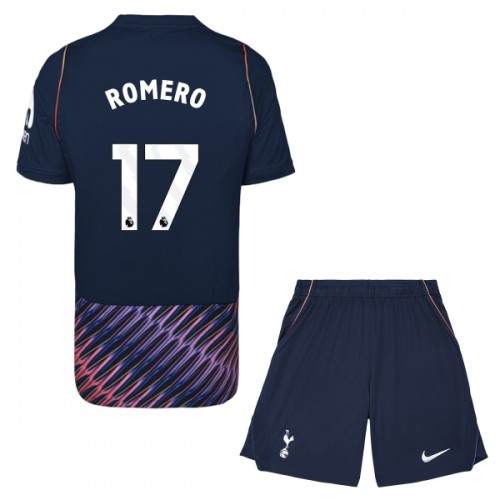 Divisa Tottenham Hotspur Romero 17 Secondo 2026-27 Maniche Corte - Bambino Divisa Tottenham Hotspur Romero 17 Secondo 2026-27 Maniche Corte - Bambino